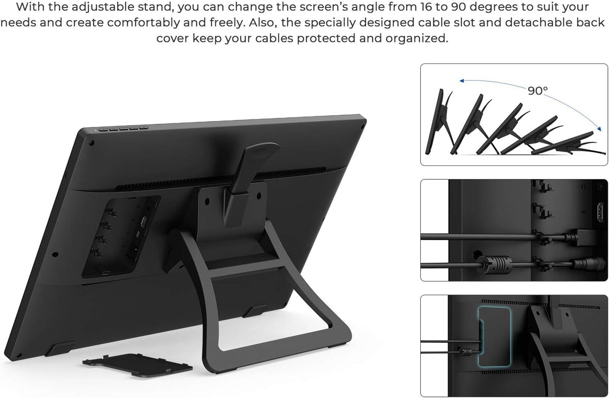21.5in Drawing Monitor with Screen Digital Graphics Tablet W130