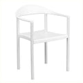 White Plastic Stacking Chair Z411485
