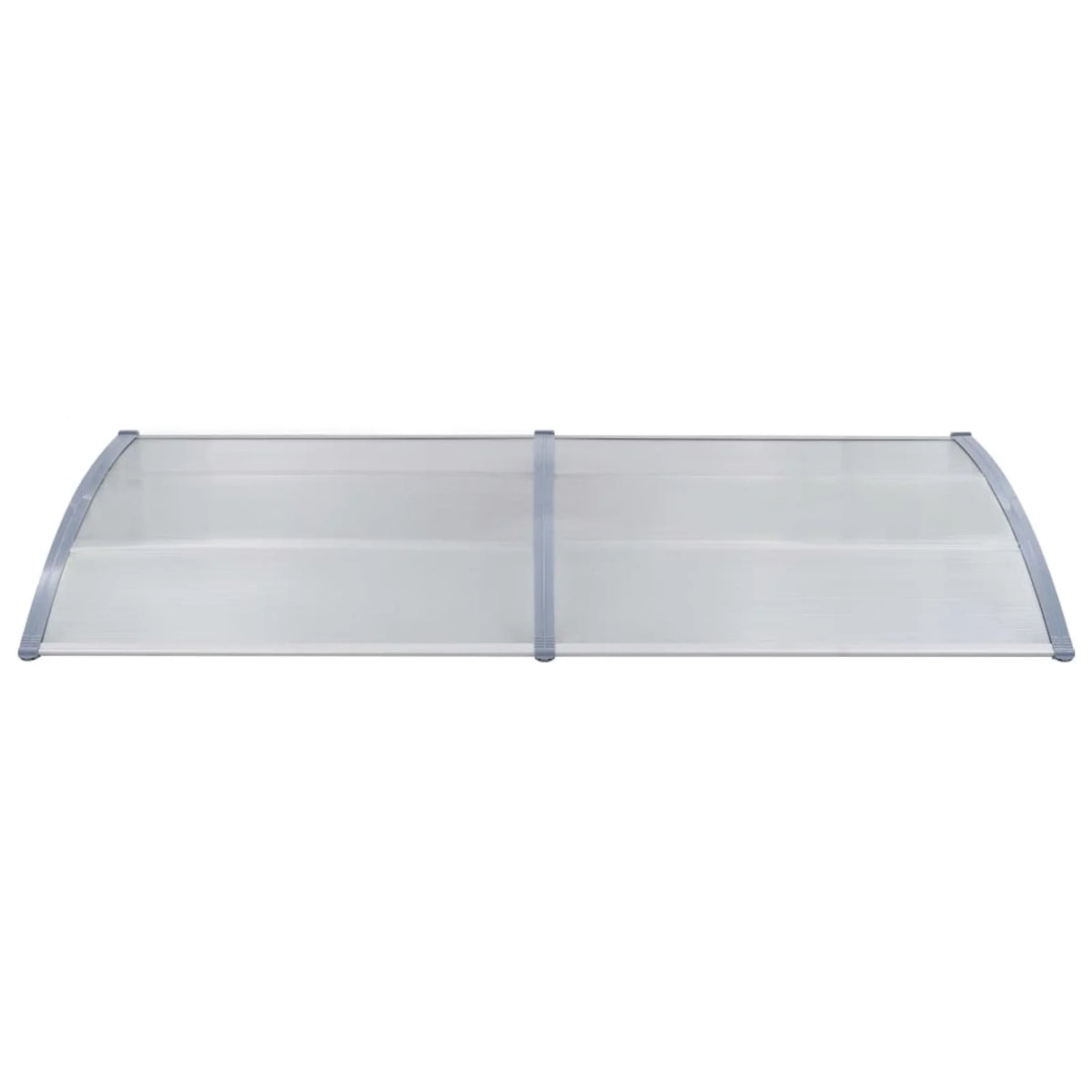 Door Canopy Window Awning Front Door Patio Cover Polycarbonate Transparent Sheets Porch Sun Shade Shelter Overhead Door Canopy 118.1in x 39.4in C8092