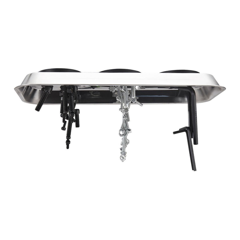 14-1/8 in. x 6-1/4 in. Magnetic Stainless Steel Parts Tray Z2315