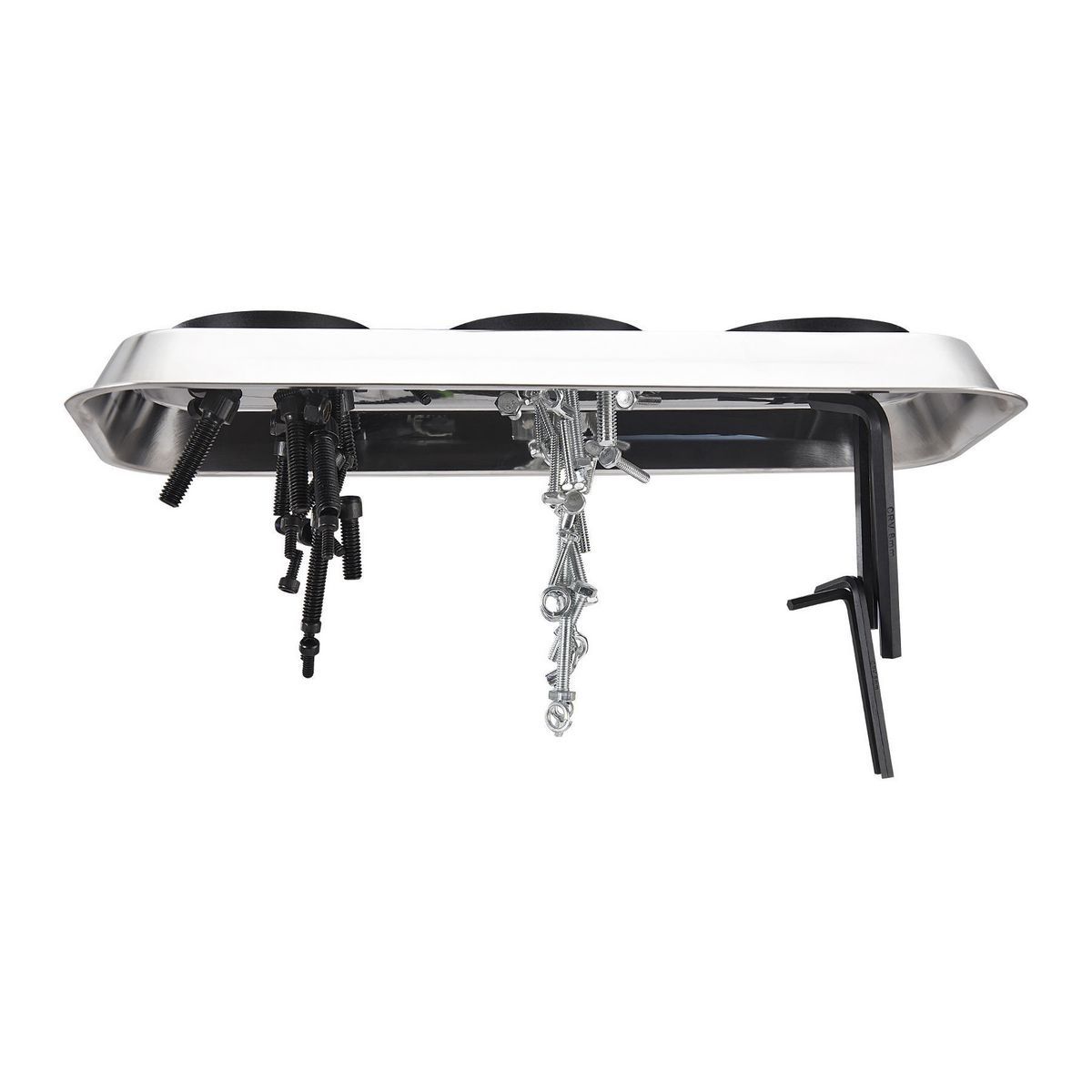 14-1/8 in. x 6-1/4 in. Magnetic Stainless Steel Parts Tray Z2315