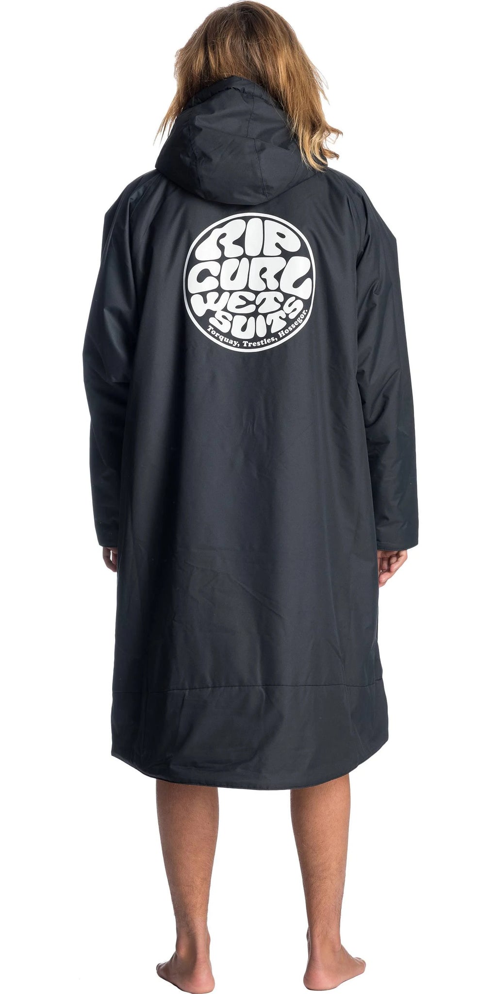 Black Winter Surf Poncho R70591