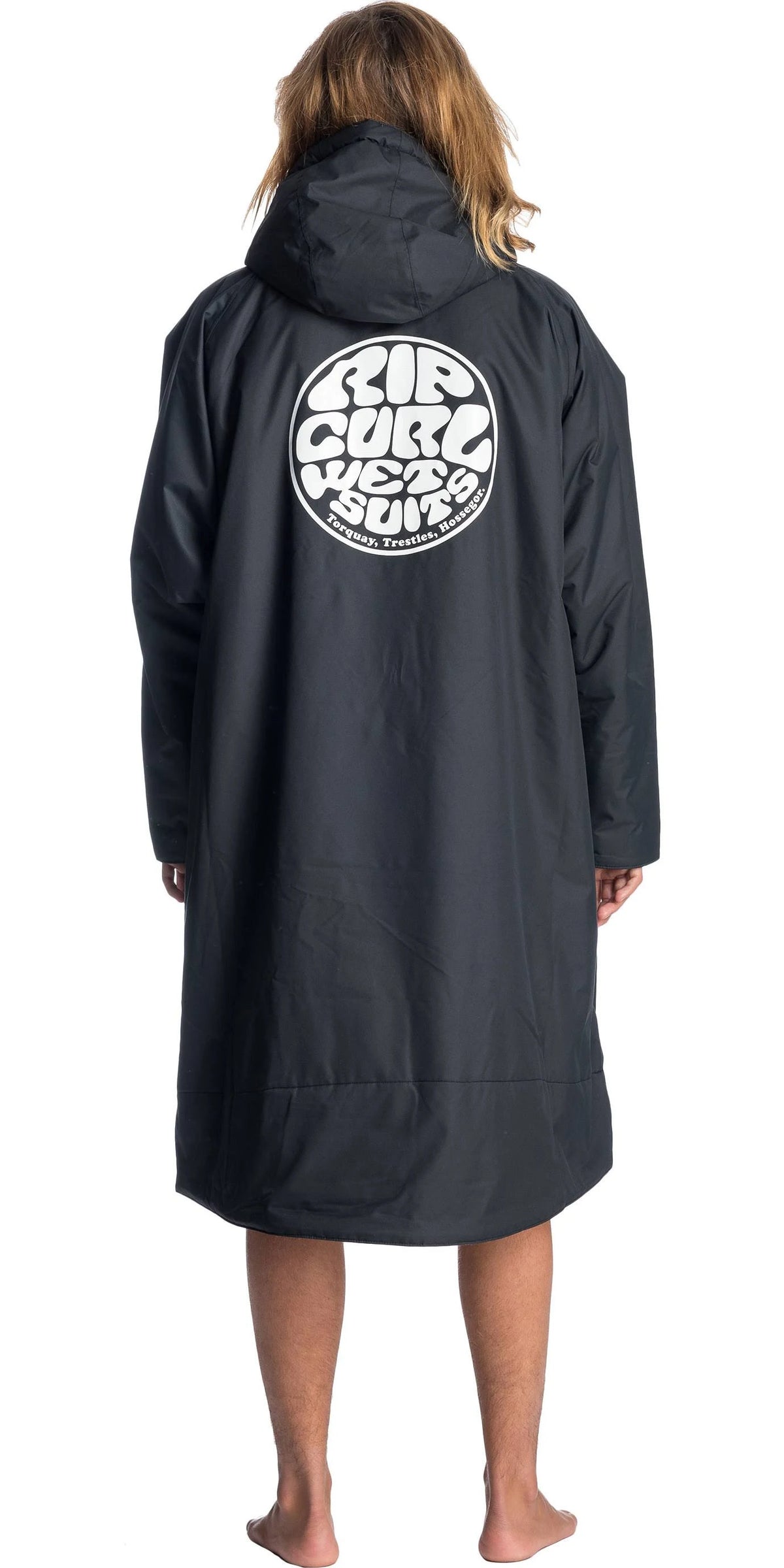 Black Winter Surf Poncho R70591