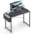 Black Computer Desk with Storage Bag T586