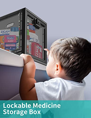 2 Pack Lockable Storage Box U277