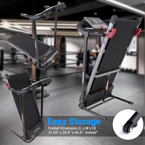 Folding Treadmill with LCD G95523