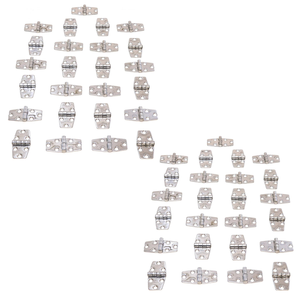 Polished Stainless Steel Marine Grade Door Hinges Set of 50 T908
