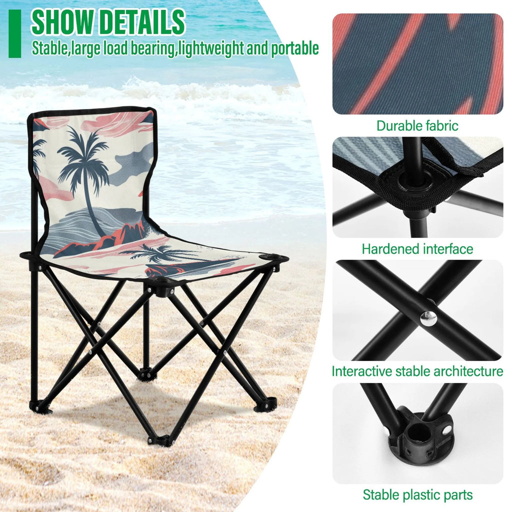 Portable Camping Chair with Carry Bag Y554609