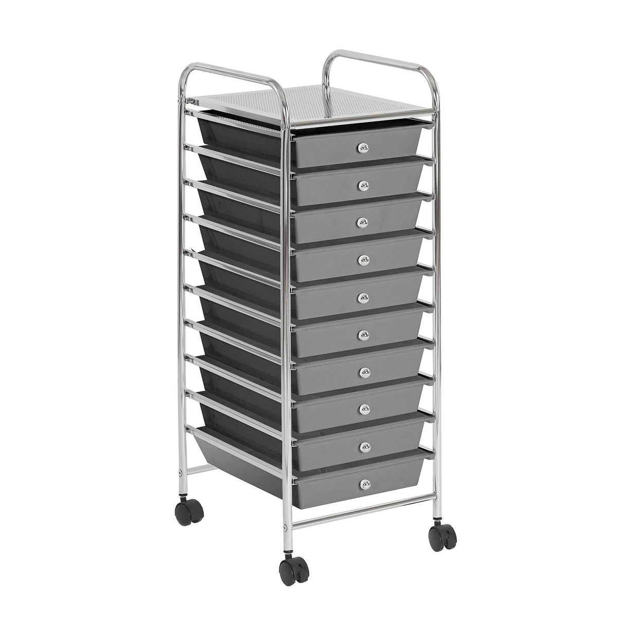 10-Tier Metal Rolling Cart V342
