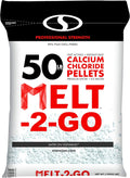94% Pure Calcium Chloride Pellet Ice Melter, 50-lb Resealable Bag K323396