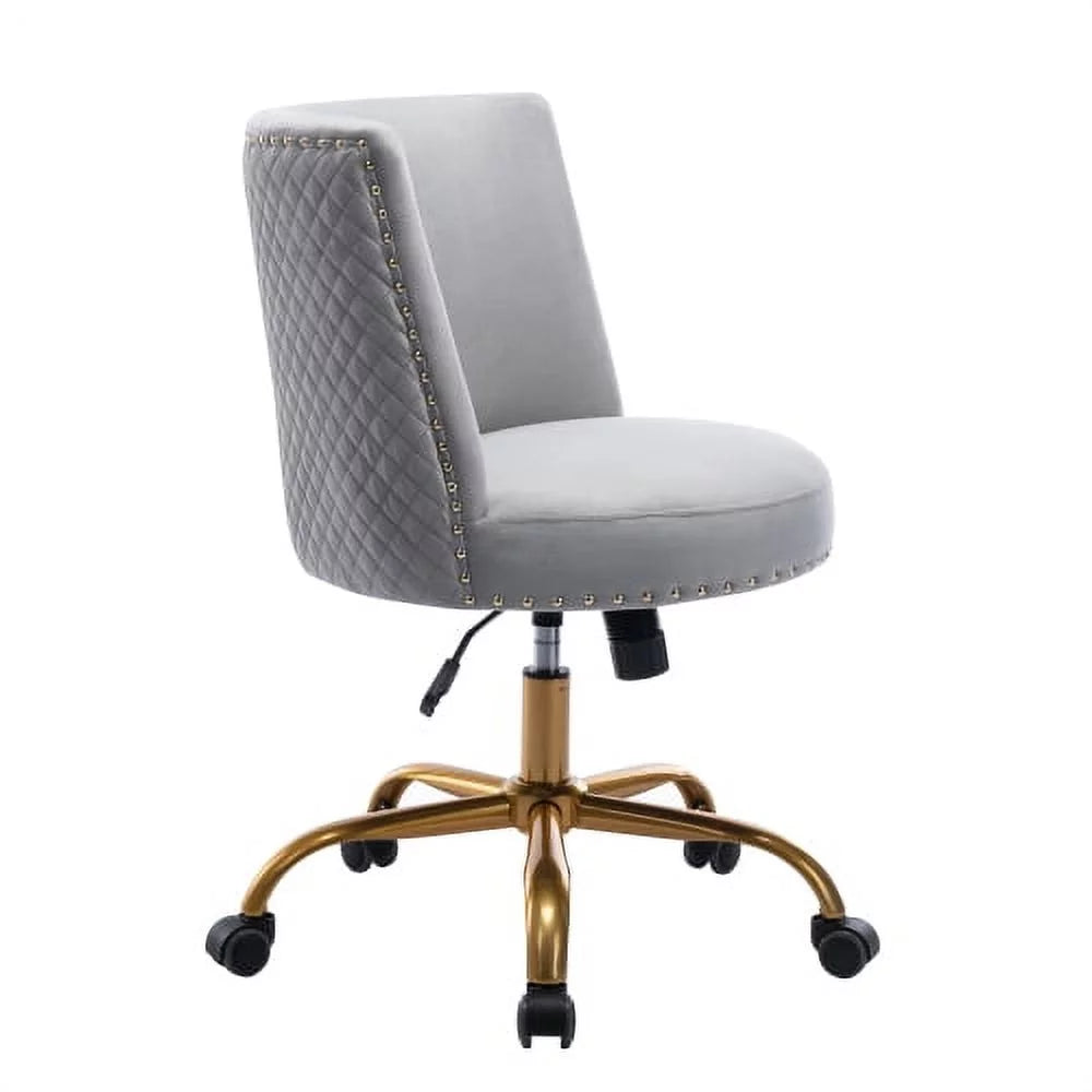 Velvet Swivel Desk Chair N806