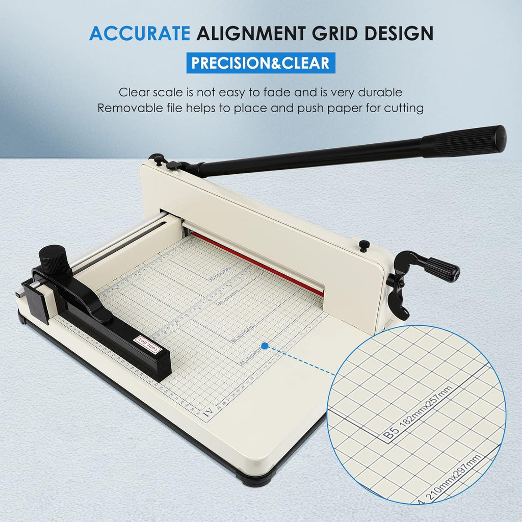 17 inch Guillotine Paper Cutter with Metal Base T520654