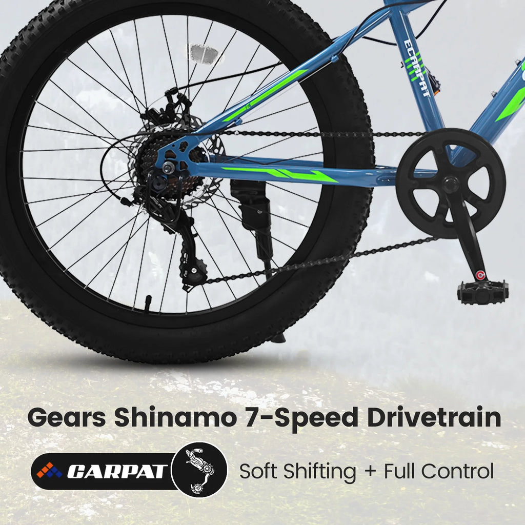 24 Inch 7 Speeds Fat Tire Mountain Bike U994