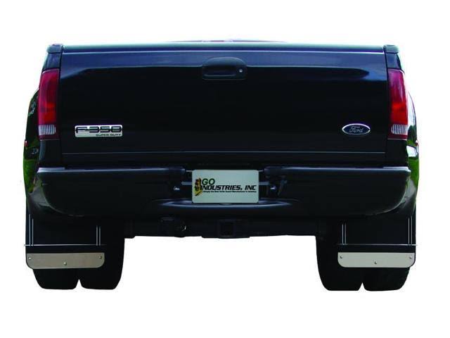 Stainless Steel Dually Mud Flap Set M907