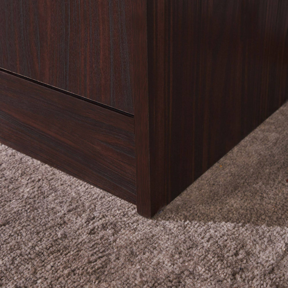 2-Piece Coffee Brown Desk and Bookcase F325926