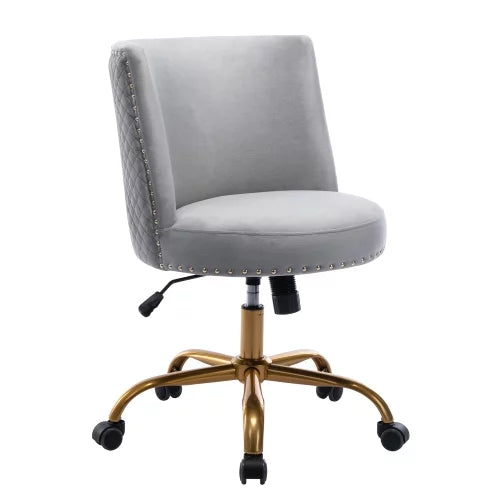Velvet Swivel Desk Chair N806