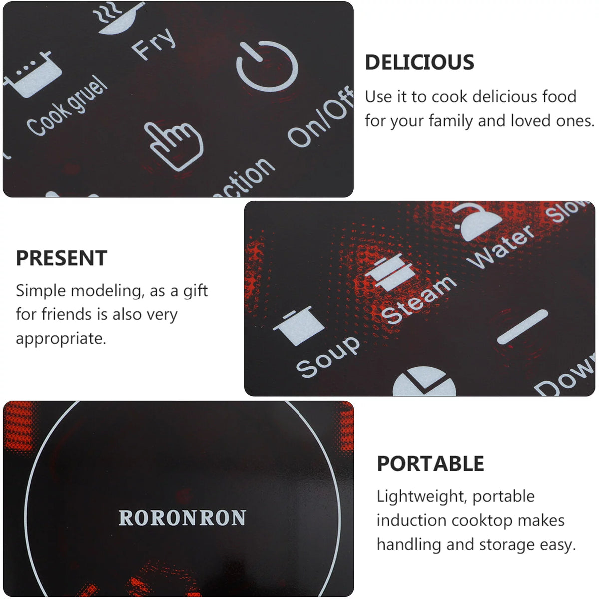 1000W Portable Induction Cooktop N164