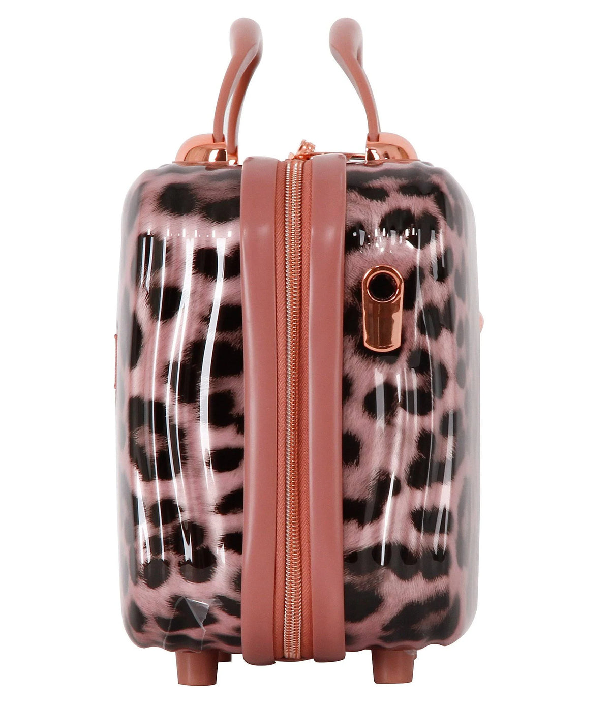 Rose Gold Cheetah Print Beauty Case Q2068