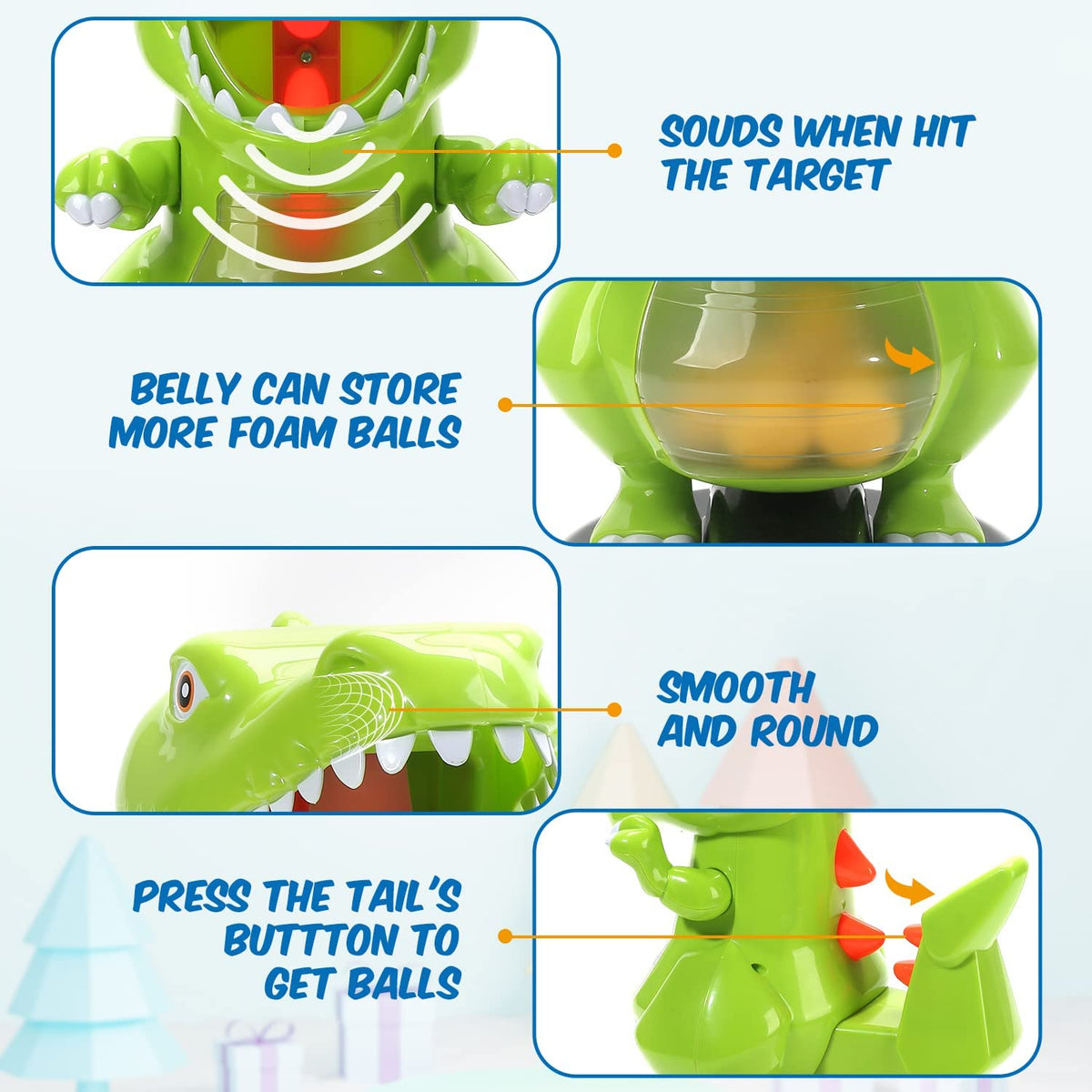 Electronic Target Shooting Game with 24 Foam Balls P24046