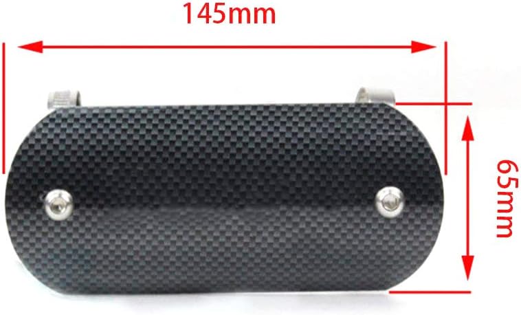 Stainless Steel Motorcycle Exhaust Heat Shield with 2 Clamps K511