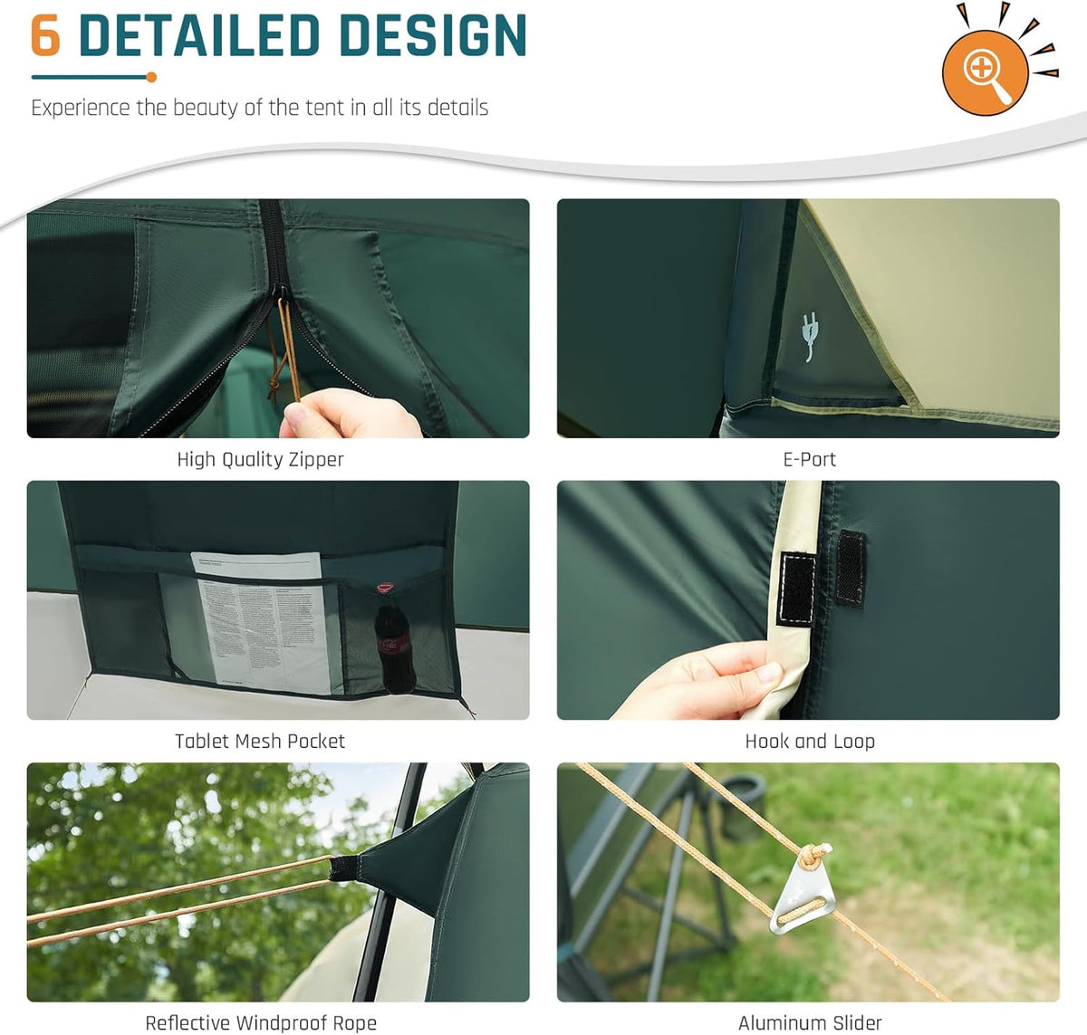 12'x10'x87in(H) SUV Tent with Screen Porch L57187