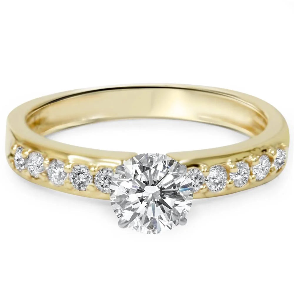 14K Yellow Gold Solitaire Ring G81407