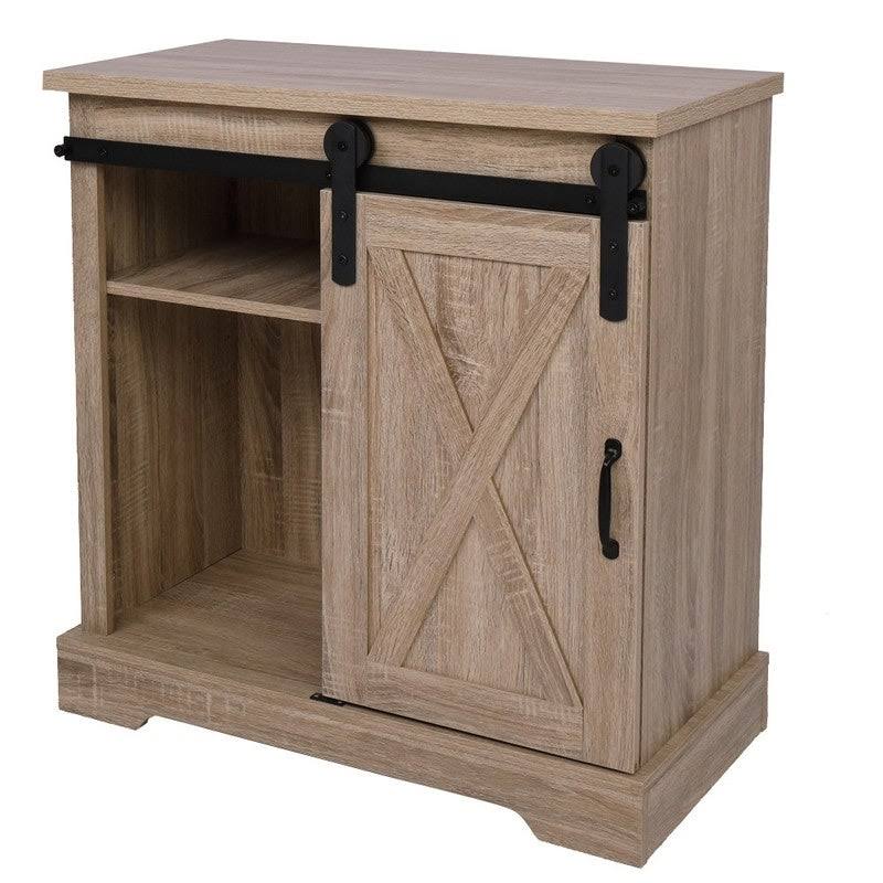 White Oak Wood TV Stand Cabinet R70730