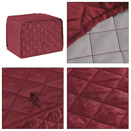 Quilted Black Toaster Cover 2 Slice F312
