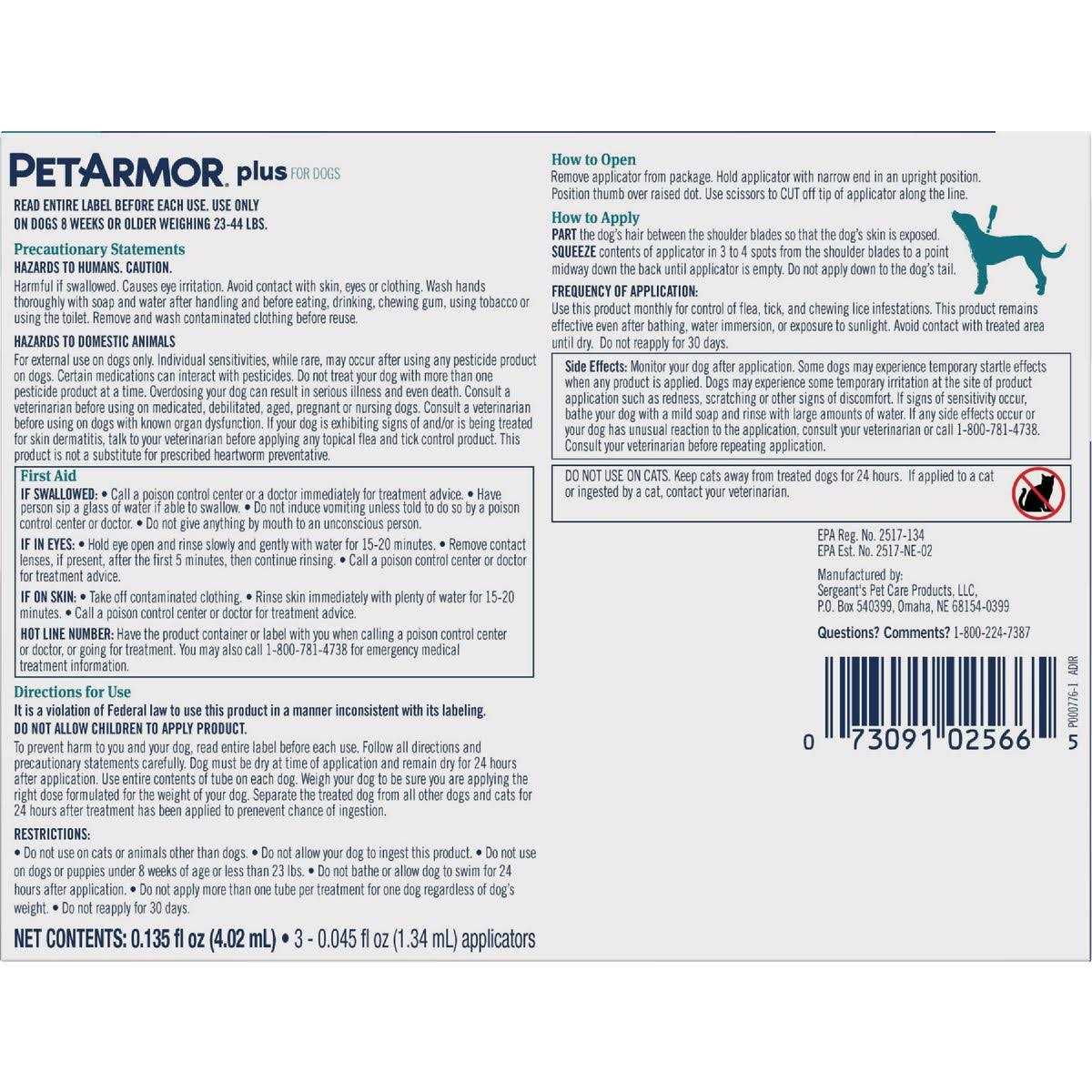 Flea Tick Treatment for Dogs I110