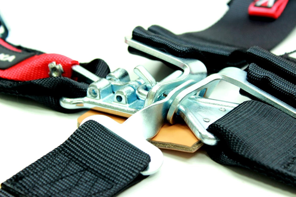 Black 5-Point Safety Harness Set with Shoulder Pads, Pack of 2 V3928