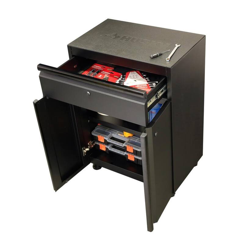 10-Piece Welded Steel Garage Storage System in Black E8608
