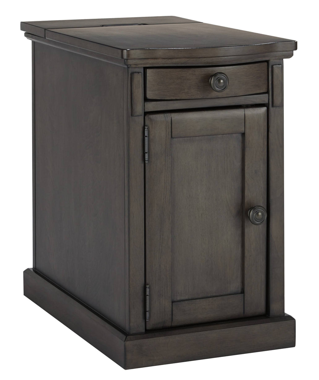 Gray Chair Side End Table L48393