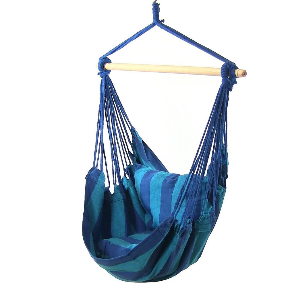 Hanging Hammock Swing with Two Cushions Set of 2 D4951
