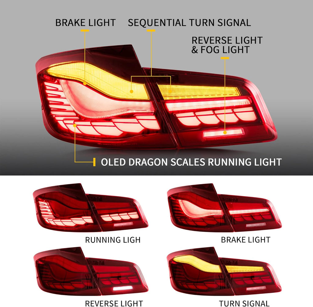 OLED Tail Lights with Sequential Turn Signal K72381