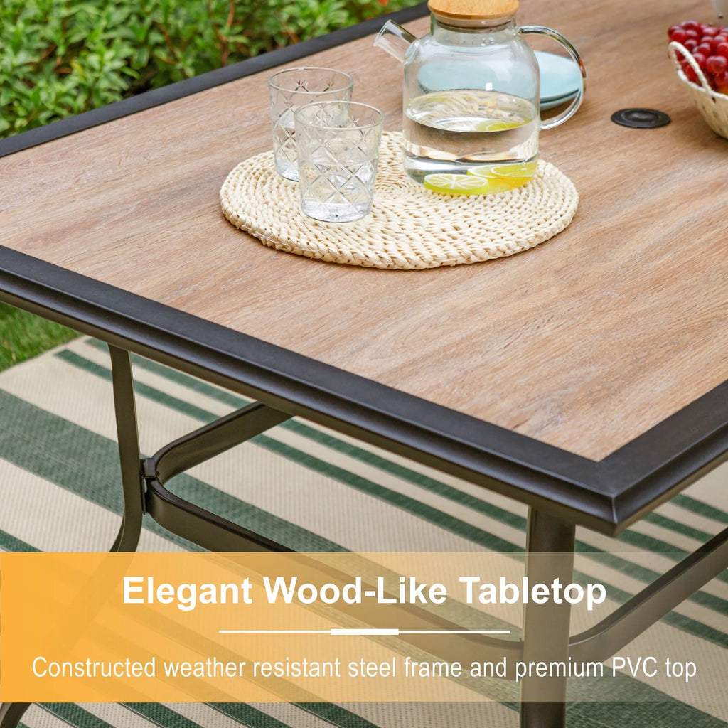 7 Pieces Outdoor Patio Dining Set U523793