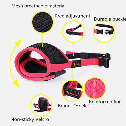 Soft Nylon Adjustable Dog Muzzle P922089