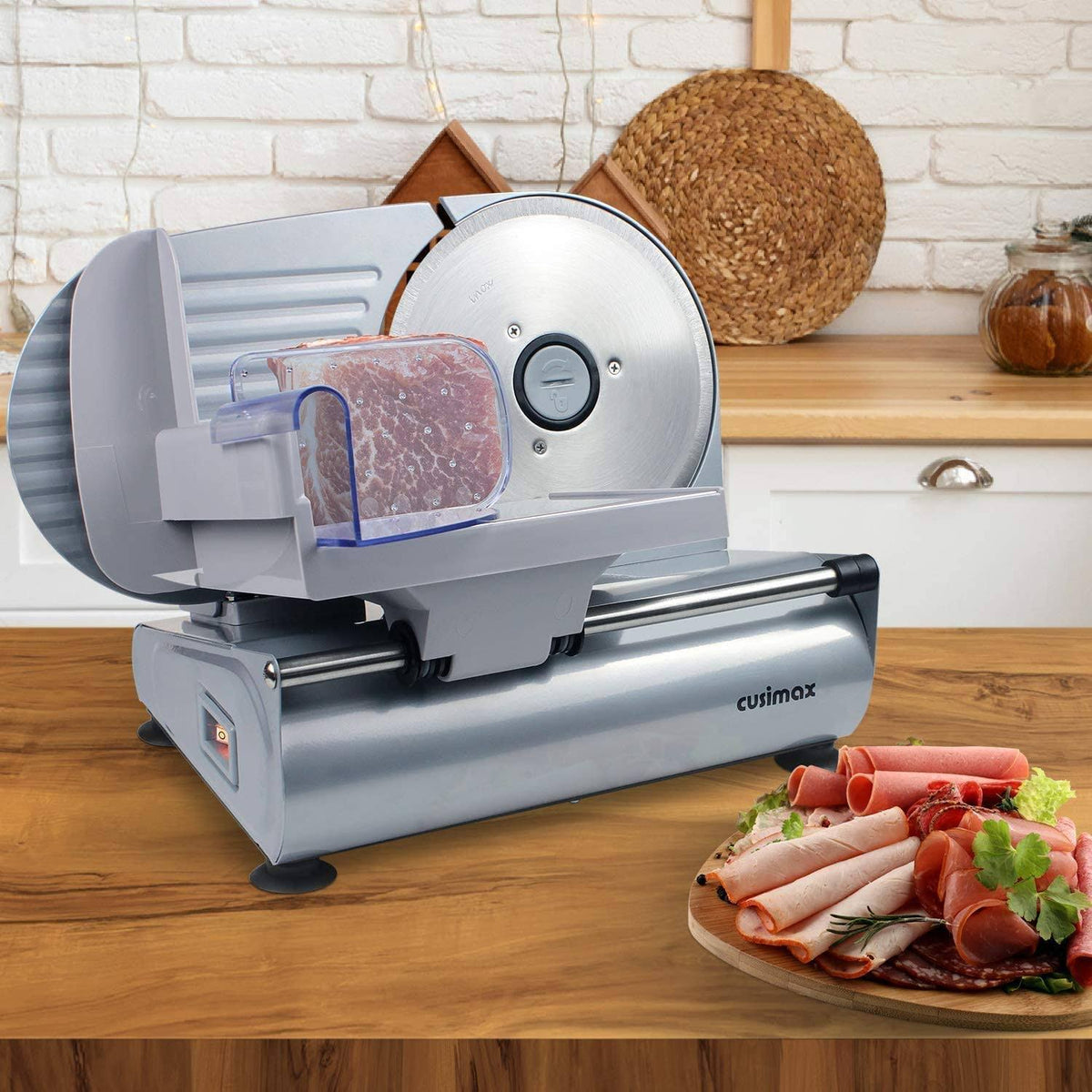 Silver Electric Meat Slicer S8525