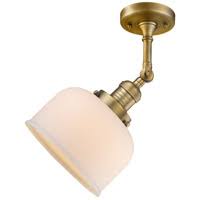 Large Bell 1 Light Sconce LED (Brass) S328
