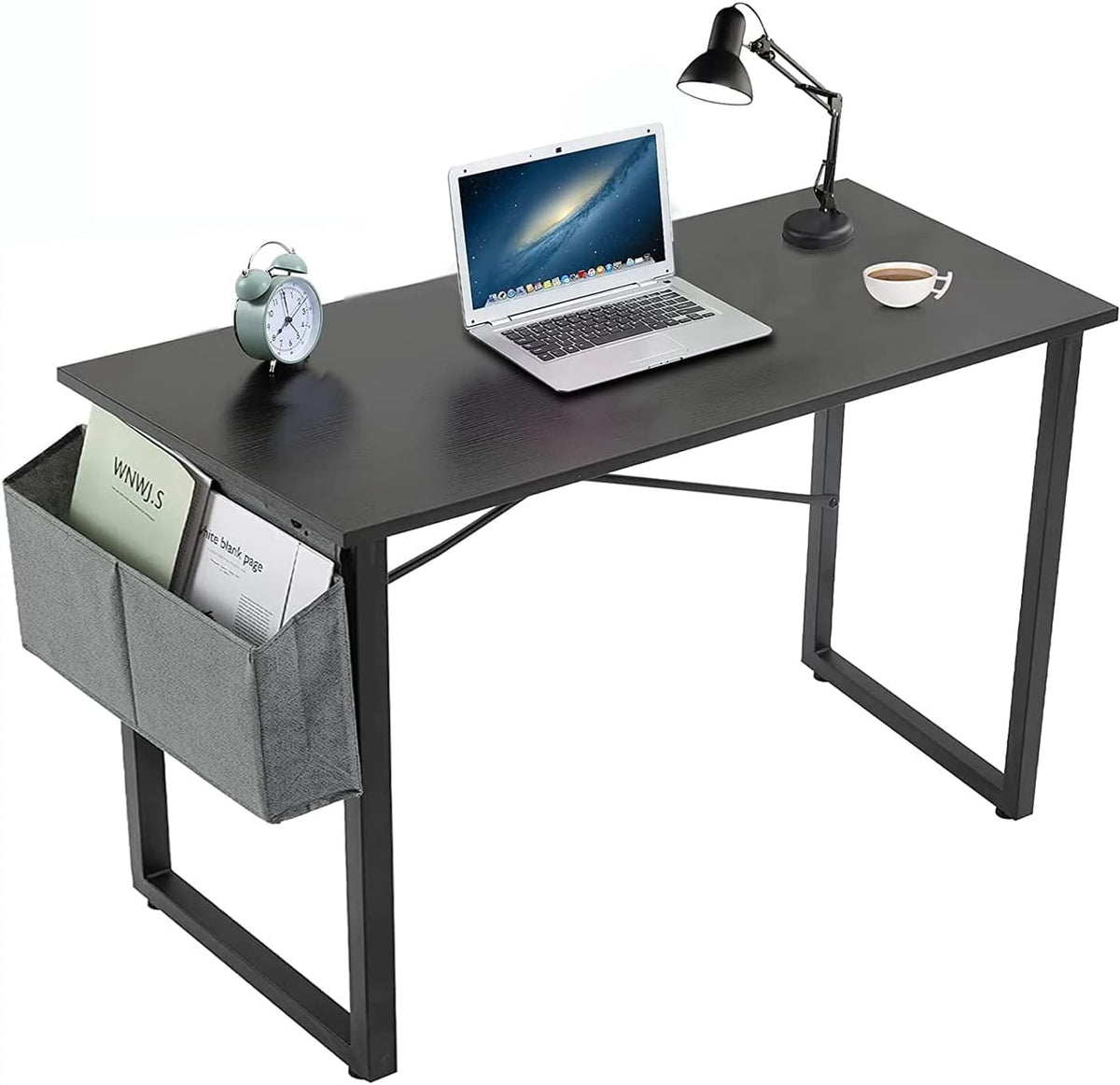 Brown 32inch Computer Desk with Storage Bag Q35353