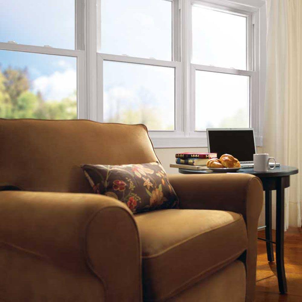 33.75 in. x 65.25 in. White Vinyl Double Hung Window U683733