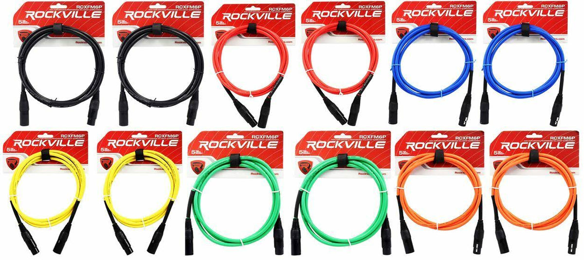 6 Female to Male XLR Mic Cable X11863