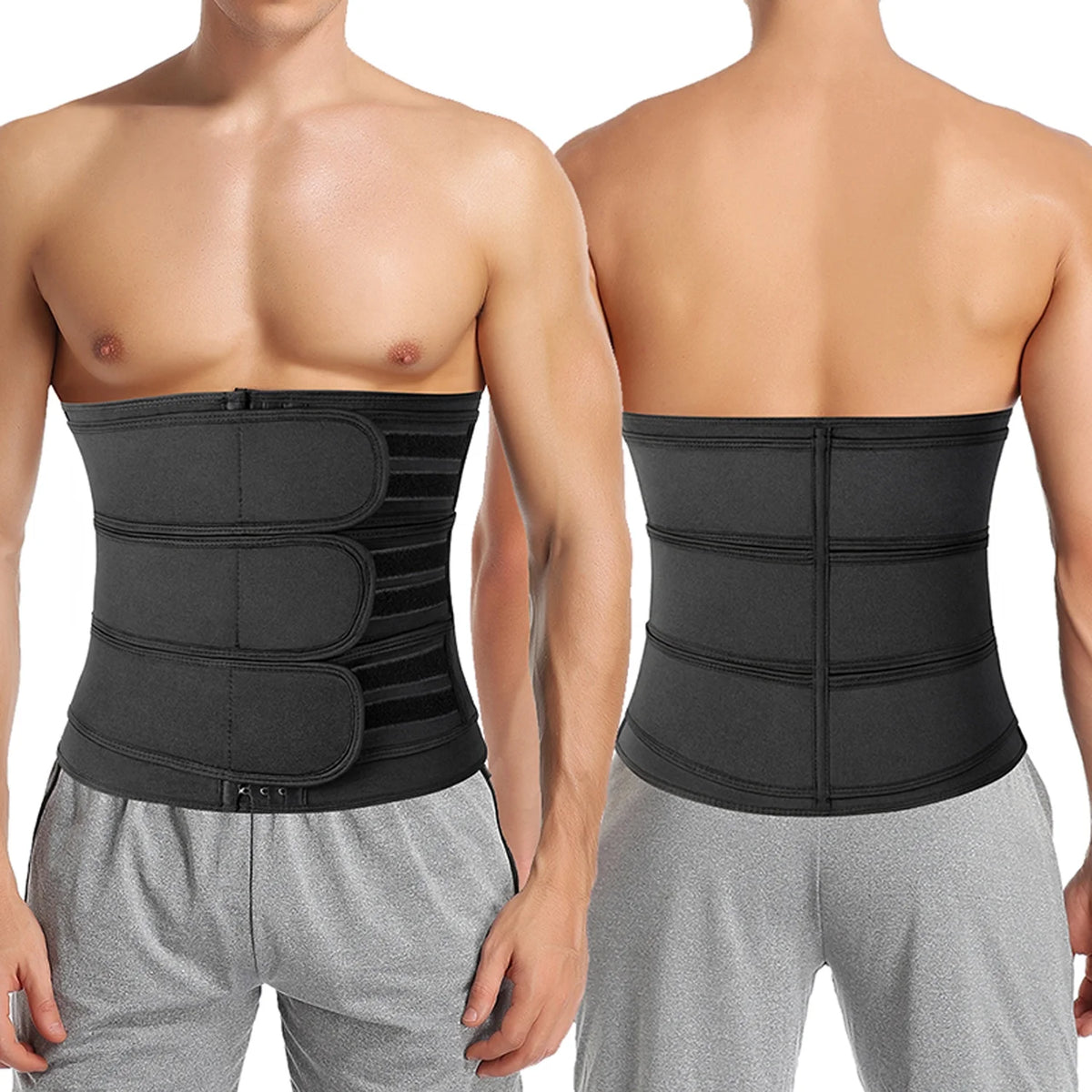 Neoprene Waist Trainer with 3 Straps Y588