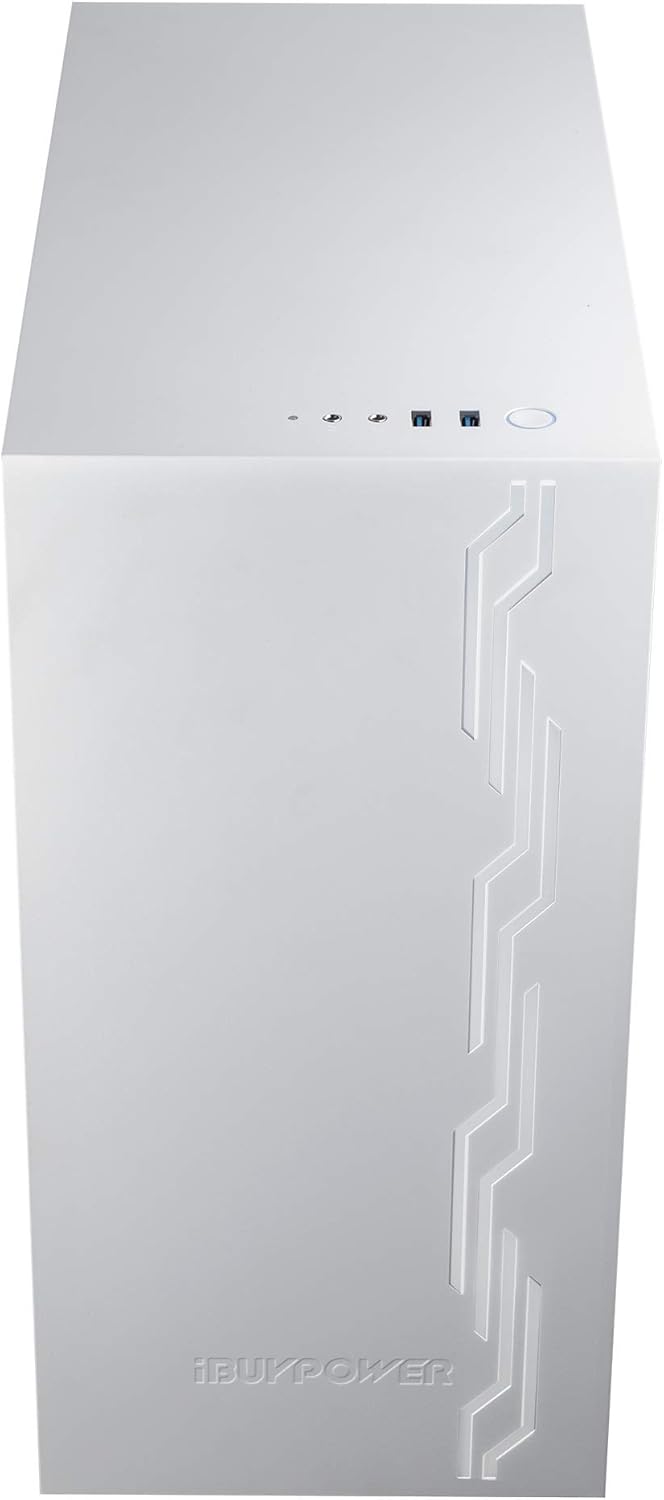 Mid-Tower Desktop Computer Gaming Case White B27772