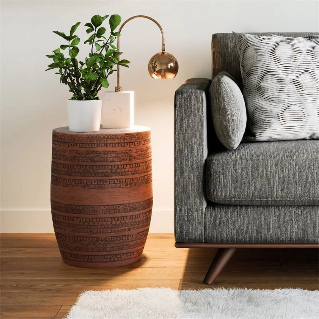15" Metal Accent Side Table T9111