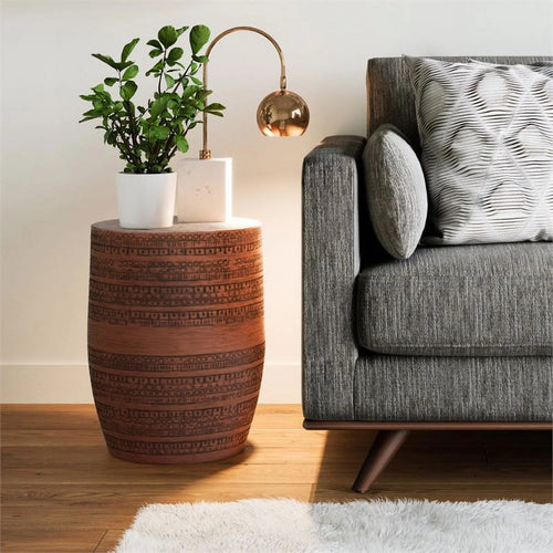 15" Metal Accent Side Table T9111