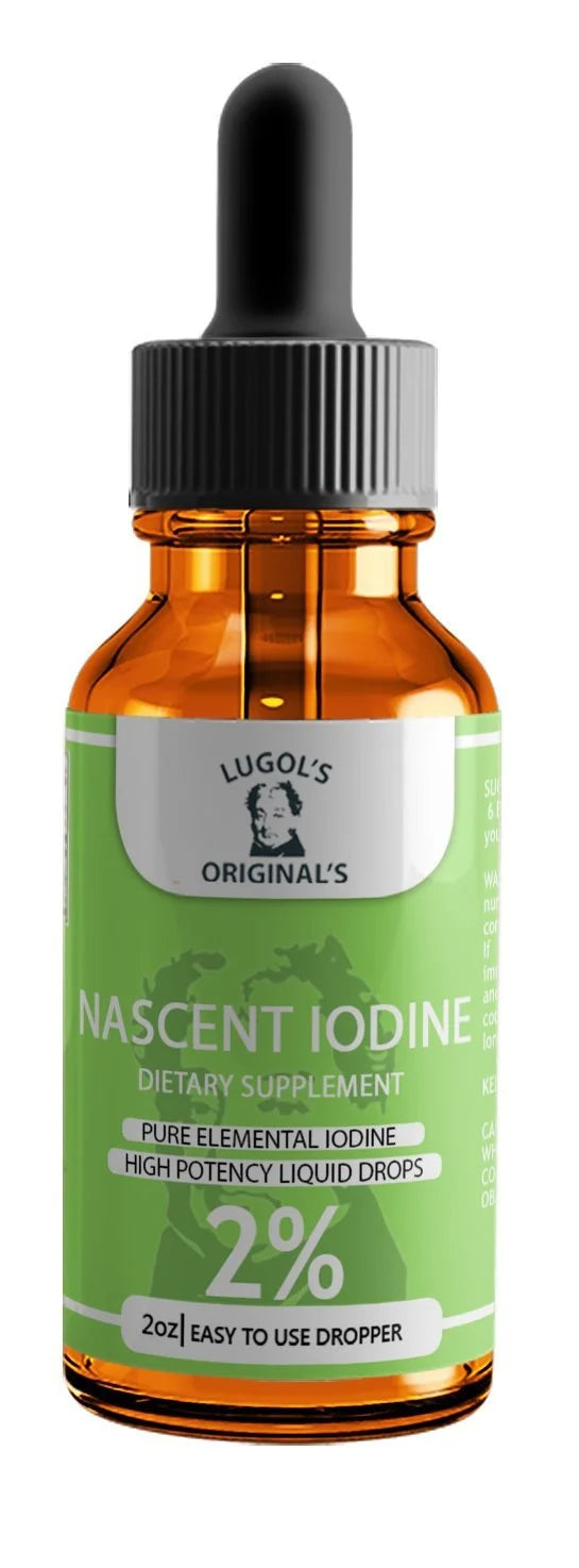 2% Nascent Iodine Liquid Drops 2oz E915