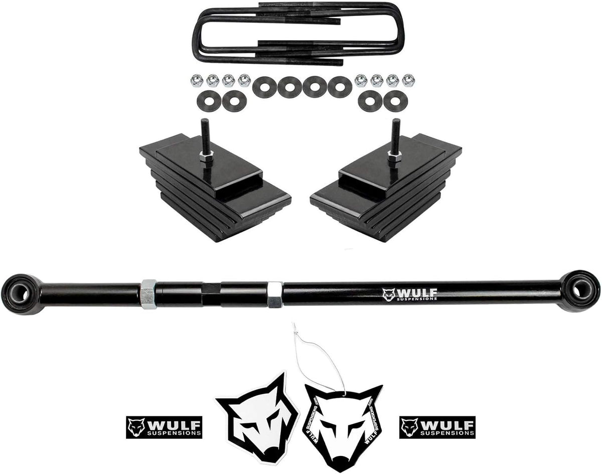 3" Front Adj Leveling Lift Kit with Adj Track Bar I520004