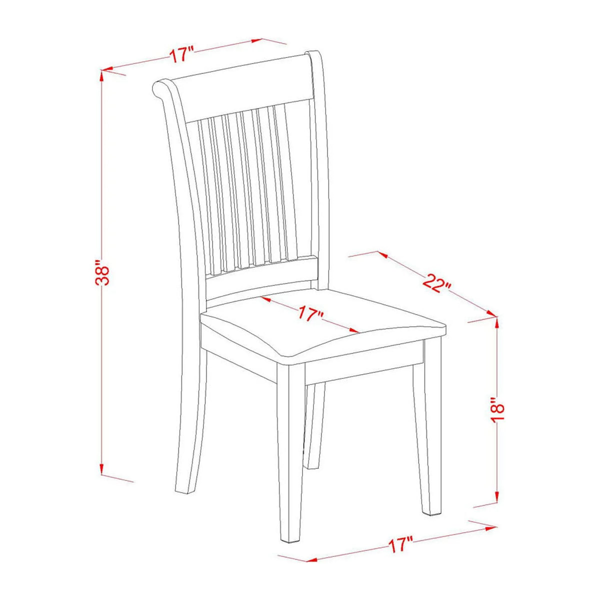 7 Piece Oak Wood Table and Dining Chairs H622