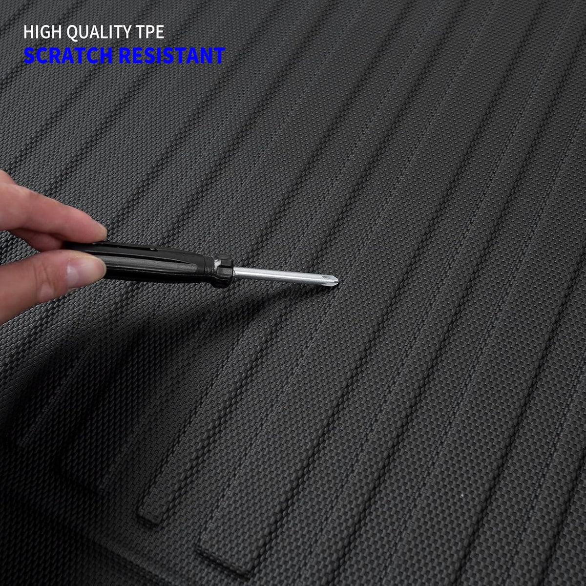 Rear Trunk Mat Cargo Liner TPE All-Weather Pack of 2 I760