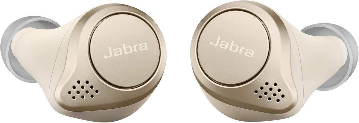 Gold Beige True Wireless Bluetooth Earbuds with Charging Case H2280